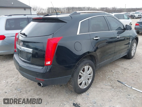 2010 Cadillac SRX Luxury Collection with VIN 3GYFNDEY8AS500851, listed as a IAAI auction lot 41881496 with 161,000 mi miles. Bid and sale history available at carsss.com. Image 4.
