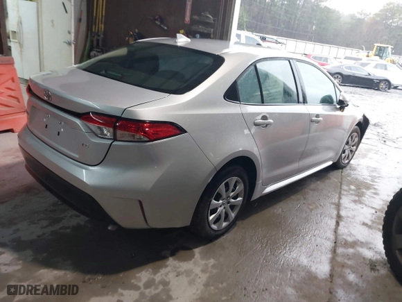 2023 Toyota Corolla LE with VIN 5YFB4MDE9PP012917, listed as a IAAI auction lot 41544655 with 37,531 mi miles. Bid and sale history available at carsss.com. Image 4.