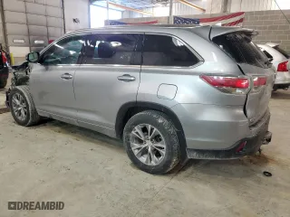 2014 Toyota Highlander XLE with VIN 5TDKKRFH4ES007946, listed as a Copart auction lot 41510955 with 166,432 mi miles and Salvage Title. Bid and sale history available at carsss.com. Image 2.