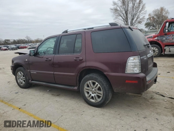 2007 Mercury Mountaineer Premier with VIN 4M2EU48877UJ14814, listed as a Copart auction lot 83023884 with 214,720 mi miles and Salvage Title. Bid and sale history available at carsss.com. Image 2.