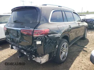 2021 Mercedes-Benz GLS 450 with VIN 4JGFF5KE5MA566388, listed as a Copart auction lot 60501554 with 29,260 mi miles and Salvage Title. Bid and sale history available at DreamBid. Image 3.
