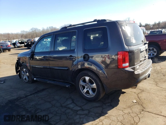 2012 Honda Pilot EX-L with VIN 5FNYF4H68CB044027, listed as a Copart auction lot 41783045 with 241,822 mi miles and Salvage Title. Bid and sale history available at carsss.com. Image 2.