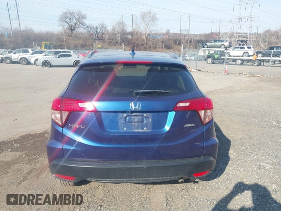 2016 Honda HR-V EX-L w/Navi with VIN 3CZRU6H74GM736618, listed as a IAAI auction lot 41735309 with 57,530 mi miles. Bid and sale history available at carsss.com. Image 16.