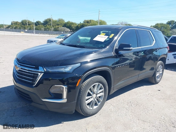 2023 Chevrolet Traverse LT Cloth with VIN 1GNERGKW2PJ289979, listed as a IAAI auction lot 41848294 with 35,708 mi miles. Bid and sale history available at carsss.com. Image 2.
