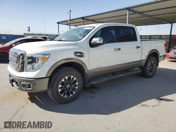 2017 Nissan Titan SL z VIN 1N6AA1E53HN508809, wystawiony jako Copart lot #47577705 z przebiegiem 50 888 mil mil oraz Szkoda całkowita • Salvage title. Historia ofert i sprzedaży dostępna na DreamBid. Obrazek 1.