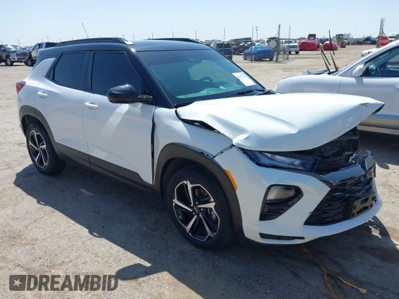 2023 Chevrolet TrailBlazer RS with VIN KL79MTSLXPB114393, listed as a IAAI auction lot 41973409 with 35,316 mi miles and . Bid and sale history available at DreamBid. Image 1.