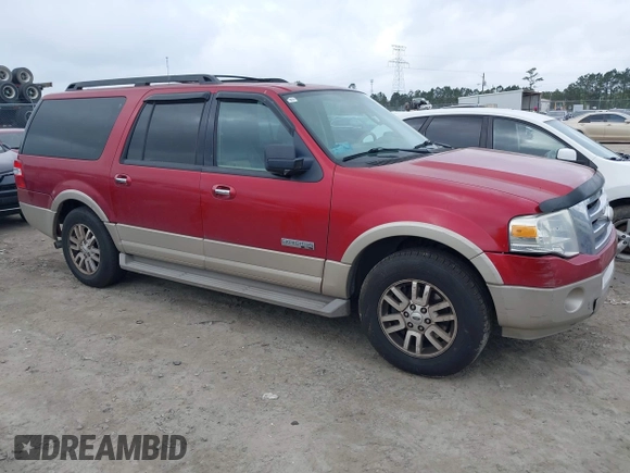2007 Ford Expedition Max Eddie Bauer с VIN 1FMFK175X7LA33460, выставлен на аукционе IAAI как лот 41965513 с пробегом 260 723 миль миль и . История ставок и продаж доступна на DreamBid. Изображение 1.