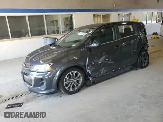 2017 Chevrolet Sonic LT with VIN 1G1JD6SH8H4105879, listed as a Copart auction lot 51037195 with 56,893 mi miles and Salvage Title. Bid and sale history available at carsss.com. Image 1.