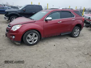 2014 Chevrolet Equinox LTZ with VIN 1GNALDEK7EZ107070, listed as a Copart auction lot 44627015 with 138,653 mi miles and Clean Title. Bid and sale history available at carsss.com. Image 1.