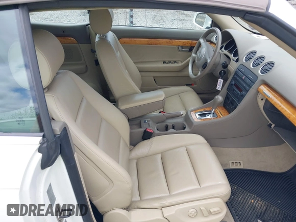 2006 Audi A4 3.0L с VIN WAUDT48H06K009995, выставлен на аукционе IAAI как лот 42280670 с пробегом 97 912 миль миль и . История ставок и продаж доступна на DreamBid. Изображение 5.