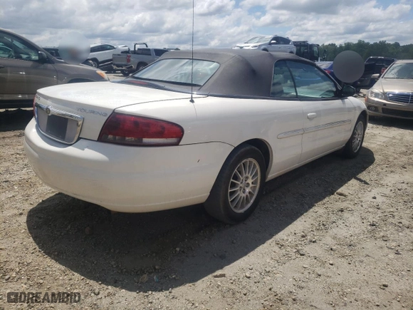 2004 Chrysler Sebring LXi with VIN 1C3EL55R64N256321, listed as a Copart auction lot 66332124 with 69,157 mi miles and Clean Title. Bid and sale history available at carsss.com. Image 3.