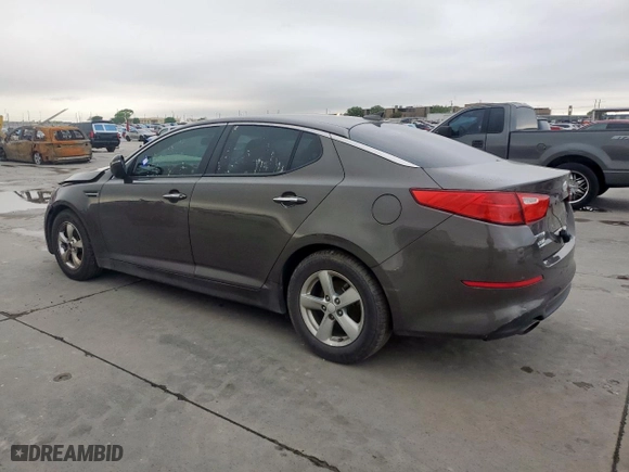 2014 Kia Optima LX with VIN 5XXGM4A79EG323734, listed as a Copart auction lot 51839395 with 0 mi miles and Clean Title. Bid and sale history available at carsss.com. Image 2.