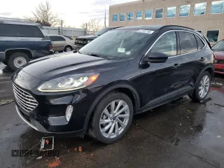 2021 Ford Escape Titanium Hybrid with VIN 1FMCU9DZ3MUA77020, listed as a Copart auction lot 42781755 with 45,201 mi miles and Salvage title. Bid and sale history available at DreamBid. Image 1.