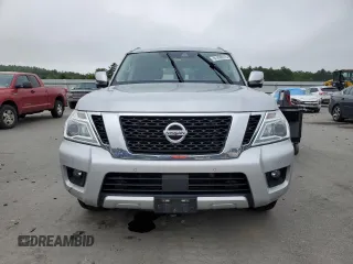 2018 Nissan Armada SL z VIN JN8AY2NC5J9553496, wystawiony jako Copart lot #61430915 z przebiegiem 150 506 mil mil oraz Czysty tytuł • Clean title. Historia ofert i sprzedaży dostępna na DreamBid. Obrazek 5.