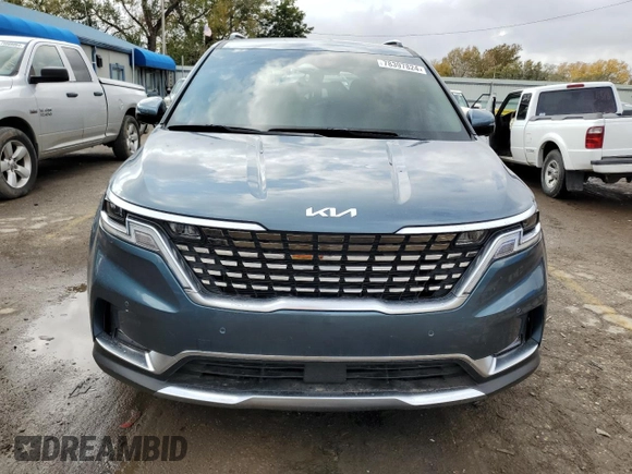 2022 Kia Carnival SX with VIN KNDNE5H34N6101436, listed as a Copart auction lot 78397824 with 34,013 mi miles and Salvage Title. Bid and sale history available at carsss.com. Image 5.