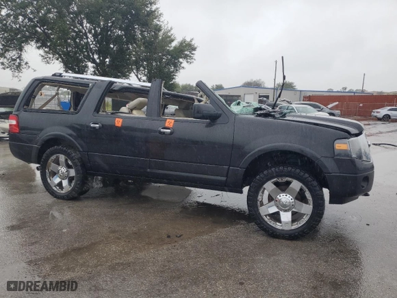 2011 Ford Expedition EL Limited with VIN 1FMJK2A54BEF06193, listed as a Copart auction lot 74333804 with 0 mi miles and Non Repairable. Bid and sale history available at carsss.com. Image 4.