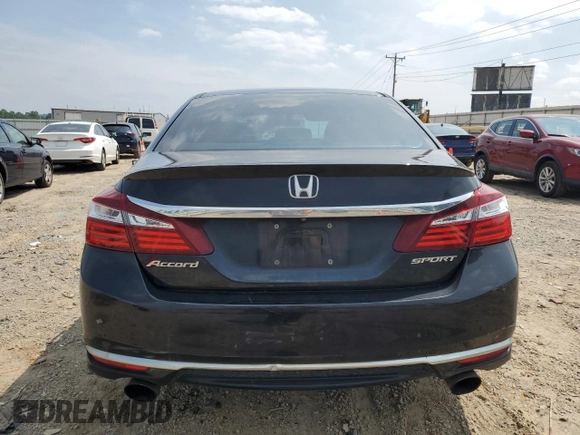 2016 Honda Accord Sport with VIN 1HGCR2F5XGA181549, listed as a Copart auction lot 59632005 with 170,228 mi miles and Salvage title. Bid and sale history available at DreamBid. Image 6.