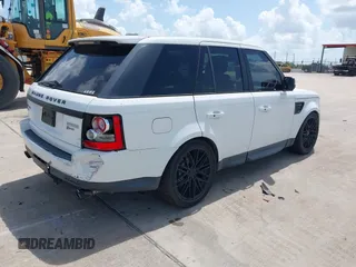 2012 Land Rover Range Rover Sport HSE Lux with VIN SALSK2D46CA753759, listed as a IAAI auction lot 42457787 with 167,204 mi miles and . Bid and sale history available at DreamBid. Image 4.