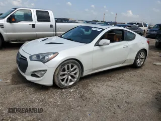 2013 Hyundai Genesis Coupe Track z VIN KMHHU6KJ3DU106016, wystawiony jako Copart lot #54220705 z przebiegiem 145 910 mil mil oraz Tytuł czysty. Historia ofert i sprzedaży dostępna na DreamBid. Obrazek 1.