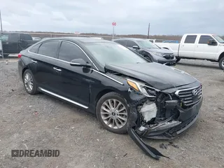 2015 Hyundai Sonata Limited with VIN 5NPE34AF3FH106073, listed as a IAAI auction lot 41705413 with 107,405 mi miles and . Bid and sale history available at carsss.com. Image 1.