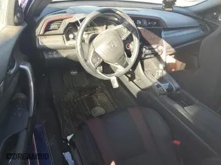 2020 Honda Civic Si Coupe with VIN 2HGFC3A53LH753374, listed as a Copart auction lot 81543424 with 92,643 mi miles and Salvage Title. Bid and sale history available at carsss.com. Image 8.