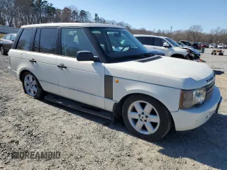 2004 Land Rover Range Rover with VIN SALMF11494A145151, listed as a Copart auction lot 43753255 with 132,792 mi miles and Salvage Title. Bid and sale history available at DreamBid. Image 4.