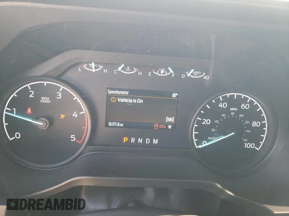 2024 Ford F-350 XL with VIN 1FT8W3DT0REE67068, listed as a Copart auction lot 43037035 with 16,371 mi miles and Salvage Title. Bid and sale history available at DreamBid. Image 9.