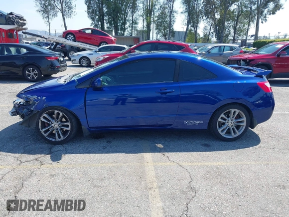 2008 Honda Civic Cpe Si with VIN 2HGFG21558H703002, listed as a IAAI auction lot 41939750 with 155,156 mi miles. Bid and sale history available at carsss.com. Image 15.