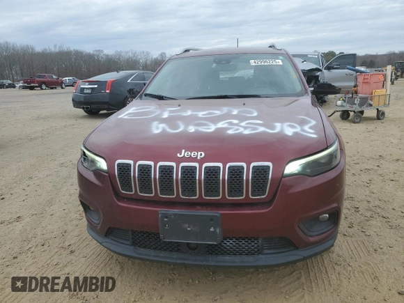 2021 Jeep Cherokee Altitude with VIN 1C4PJMLB7MD181385, listed as a Copart auction lot 42996225 with 87,261 mi miles and Salvage Title. Bid and sale history available at carsss.com. Image 5.