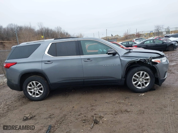 2018 Chevrolet Traverse LT Cloth with VIN 1GNERGKW9JJ108853, listed as a IAAI auction lot 41709938 with 162,873 mi miles. Bid and sale history available at carsss.com. Image 13.