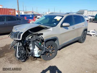 2014 Jeep Cherokee Latitude with VIN 1C4PJLCS7EW222145, listed as a IAAI auction lot 41651763 with 61,198 mi miles. Bid and sale history available at carsss.com. Image 2.