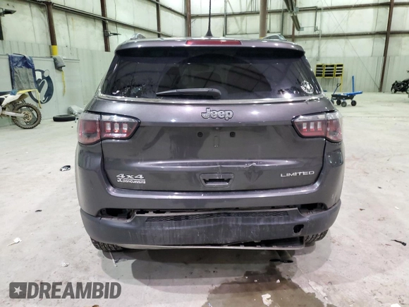 2020 Jeep Compass Limited with VIN 3C4NJDCB1LT145143, listed as a Copart auction lot 84687624 with 87,846 mi miles and Salvage Title. Bid and sale history available at carsss.com. Image 6.