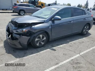 2019 Hyundai Ioniq SEL z VIN KMHC75LC5KU139477, wystawiony jako Copart lot #55278235 z przebiegiem 86 198 mil mil oraz Szkoda całkowita • Salvage title. Historia ofert i sprzedaży dostępna na DreamBid. Obrazek 1.