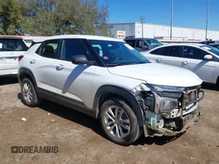 2023 Chevrolet TrailBlazer LS with VIN KL79MMS2XPB205645, listed as a IAAI auction lot 41646331 with 59,391 mi miles and . Bid and sale history available at DreamBid. Image 1.