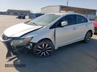 2014 Honda Civic Sedan EX-L with VIN 19XFB2F96EE083549, listed as a Copart auction lot 52449045 with 170,239 mi miles and Salvage Title. Bid and sale history available at carsss.com. Image 1.