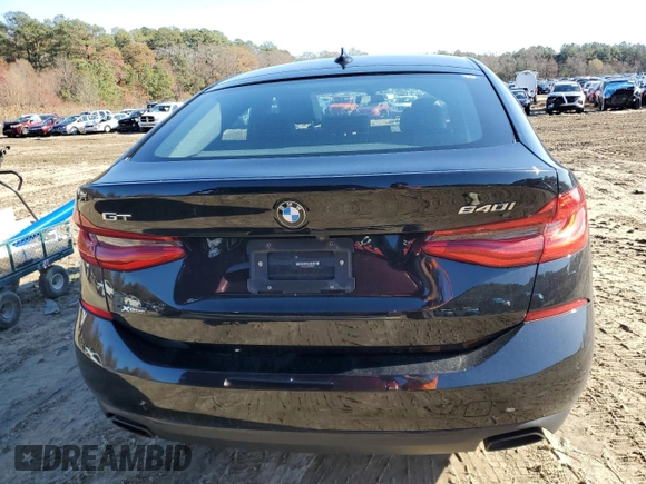 2019 BMW 6 Series 640i xDrive with VIN WBAJV6C5XKBK08469, listed as a Copart auction lot 80441344 with 58,637 mi miles and Salvage Title. Bid and sale history available at carsss.com. Image 6.