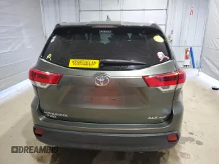 2019 Toyota Highlander SE with VIN 5TDJZRFH6KS937687, listed as a Copart auction lot 51037325 with 50,113 mi miles and Salvage title. Bid and sale history available at DreamBid. Image 6.