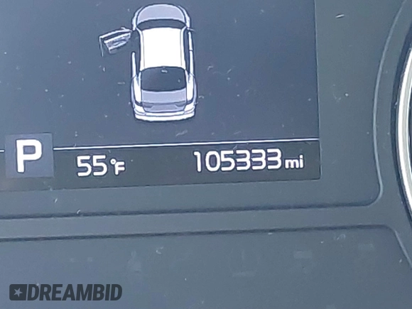 2019 Kia Optima LX with VIN 5XXGT4L35KG357596, listed as a IAAI auction lot 41785667 with 105,333 mi miles. Bid and sale history available at carsss.com. Image 16.
