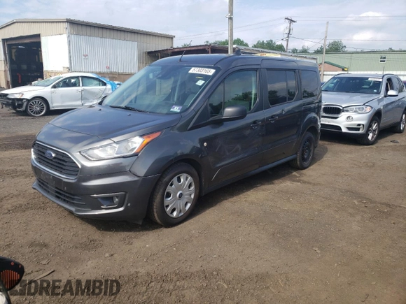2019 Ford Transit Connect XLT z VIN NM0GE9F23K1390051, wystawiony jako Copart lot #57303165 z przebiegiem 90 595 mil mil oraz Czysty tytuł • Clean title. Historia ofert i sprzedaży dostępna na DreamBid. Obrazek 1.
