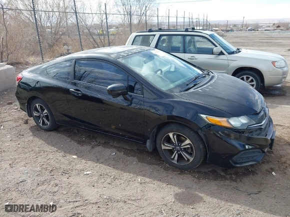 2014 Honda Civic Coupe EX with VIN 2HGFG3B80EH517975, listed as a IAAI auction lot 41523822 with 124,211 mi miles. Bid and sale history available at carsss.com. Image 13.