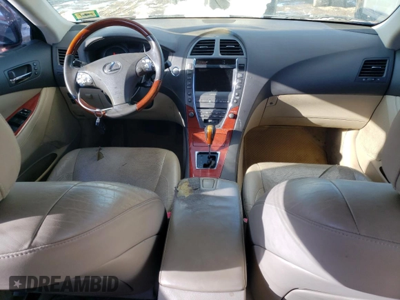 2007 Lexus ES 350 with VIN JTHBJ46G672102126, listed as a Copart auction lot 44129375 with 307,667 mi miles and Clean Title. Bid and sale history available at carsss.com. Image 8.
