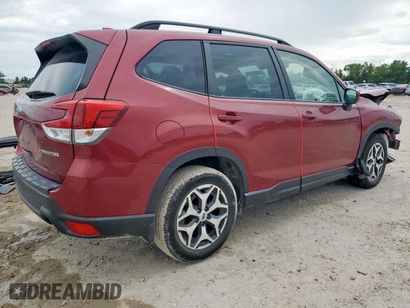 2021 Subaru Forester Premium with VIN JF2SKAJC6MH472049, listed as a Copart auction lot 64309585 with 51,125 mi miles and Salvage title. Bid and sale history available at DreamBid. Image 3.