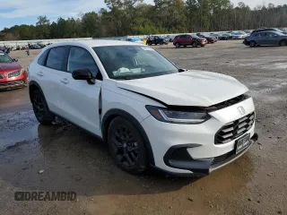 2024 Honda HR-V Sport with VIN 3CZRZ1H5XRM701443, listed as a Copart auction lot 86831614 with 17,491 mi miles and Salvage Title. Bid and sale history available at carsss.com. Image 4.