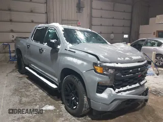 2024 Chevrolet Silverado 1500 Custom with VIN 3GCPDBEK4RG246258, listed as a IAAI auction lot 40882553 with Not Provided miles and . Bid and sale history available at DreamBid. Image 1.