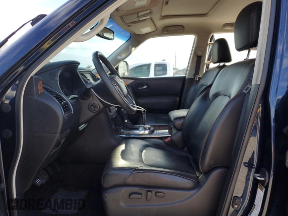 2017 Nissan Armada SL with VIN JN8AY2NC6H9511168, listed as a Copart auction lot 73831634 with Not Provided miles and Salvage Title. Bid and sale history available at carsss.com. Image 7.