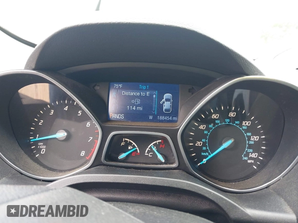 2014 Ford Escape SE with VIN 1FMCU9GX9EUB15619, listed as a IAAI auction lot 42603542 with 188,454 mi miles and . Bid and sale history available at DreamBid. Image 7.