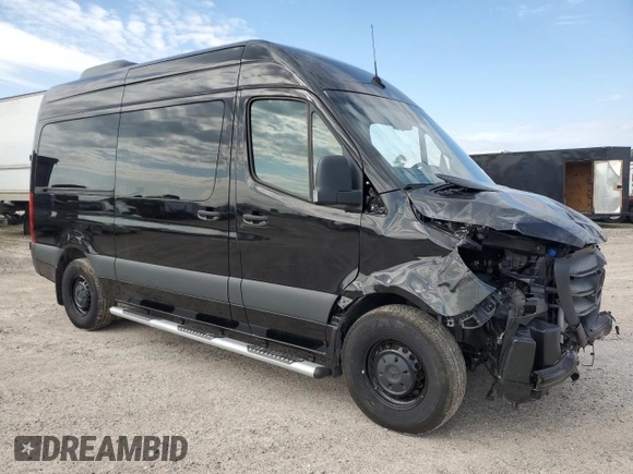 2024 Mercedes-Benz Sprinter with VIN W1Z4NFHY1RP657272, listed as a Copart auction lot 81837014 with Not Provided miles and Salvage Title. Bid and sale history available at DreamBid. Image 4.