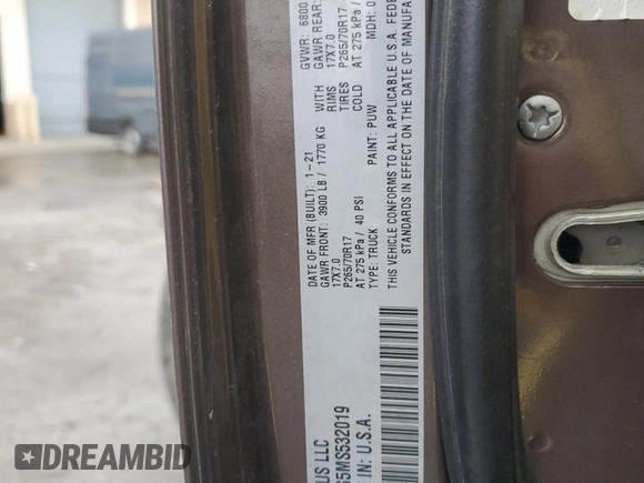 2021 Ram 1500 SLT z VIN 1C6RR7LG5MS532019, wystawiony jako Copart lot #45097455 z przebiegiem 62 861 mil mil oraz Szkoda całkowita • Salvage title. Historia ofert i sprzedaży dostępna na DreamBid. Obrazek 12.