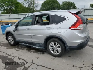 2012 Honda CR-V EX-L with VIN JHLRM4H77CC002810, listed as a Copart auction lot 54560385 with 122,349 mi miles and Salvage Title. Bid and sale history available at carsss.com. Image 2.