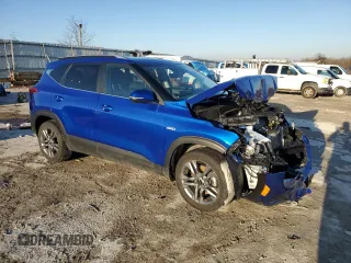 2023 Kia Seltos S with VIN KNDEUCAA4P7440517, listed as a Copart auction lot 44203445 with 46,375 mi miles and Salvage Title. Bid and sale history available at carsss.com. Image 4.
